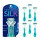 Schick Hydro Silk Sensitive Skin Disposable Razors for Women, 6 Count