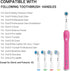 Replacement Toothbrush Heads Compatible with Oral B Braun Electric Toothbrush, 16 Pack, Precision Clean Brush Heads for