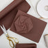 Flyhill Chocolate Brown Recyclable Kraft Paper Roll-17in x 32.8Ft-46.8sqft for Covering Books, Packing, Kids Doodling