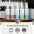 Mist N’ Go by Omaze Travel Bathroom Spray for Toilet Odor Eliminator - Clean Mix, Regular Size (2oz x3)