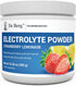 Dr. Berg Zero Sugar Hydration Keto Electrolyte Powder with 1000 mg Potassium & Pink Himalayan Salt - Strawberry