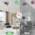 85" Wall Mop Cleaner - Long Handle with Stainless Steel Hook, 180° Rotating Duster Tool for Walls, Ceiling & Floors