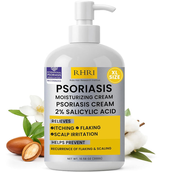 Rida Hair Research Institute Psoriasis Cream for Itchy Scalp, Face & Body