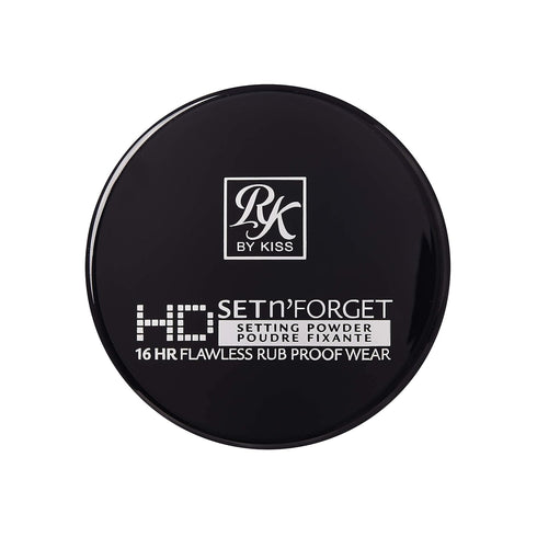 Ruby Kisses Loose Setting Powder, 0.4oz, Weightless, Smooths, Mattifying Finish, Pure Silica Mineral Powder (Rich)