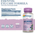 Bilberry Extract 160 mg SOLARAY, Eye Health & Circulation Support, 36% Anthocyanosides Plus Blueberry, Vegan, 30 VegCaps