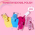 TOMICCA Kids Nail Polish, 10 Colors Quick Dry Peel Off Water Based Rainbow Nail Polish for Toddler Teen