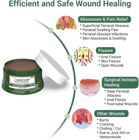 Perianal Repair Ointment: Treatments for Anal Fistula, Anal Fissure, Perianal Abscess, Rapid Relief from Pain, Burning