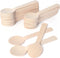 LotFancy Mini Wooden Spoons, Pack of 100, 4 inch Length, Disposable Tasting Spoons, Eco-friendly Birchwood