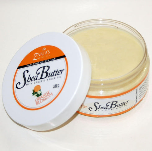 Zakia's Morocco 8 Oz Argan Shea Butter - Orange Blossom