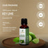 Key Lime Oil 15 ML (0.51 Fl.OZ) - 100% Pure Natural Undiluted Therapeutic Grade Citrus Aurantifolia Essential Oil