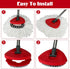 RA RUNNING ALIEN Set 1-Tank 16 Refills,1 Head,1 Base,and(31-63in) Set Spin Mop Replacement for O-Ceda EasyWring System