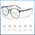 VisionGlobal Blue Light Blocking Glasses for Women/Men, Anti Eyestrain, Stylish Oval Frame, Anti Glare (+1.50