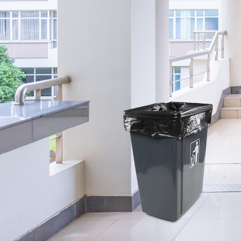 13 Gallon Black Garbage Bags - Tall Kitchen Trash Bag, 6 Rolls, 150 Bags
