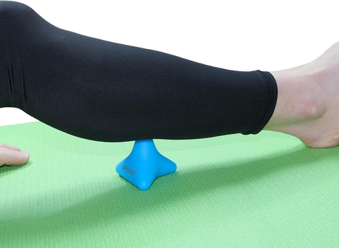 SIMPLECOOL 32.6(Blue) Manual Trigger Point Massage Tool. Small Massager Ball for Deep Tissue Myofascial Release