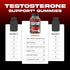 DORADO NUTRITION Testosterone Booster Gummies for Men: Premium Test Booster, 60 Count
