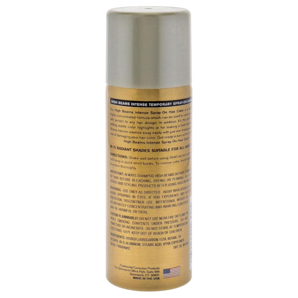 Salon Grafix High Beams Intense Temporary Spray - Silver, 2.7 oz Hair Color for Unisex