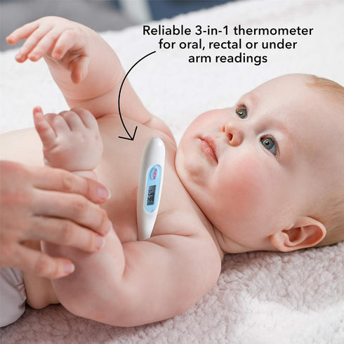Nuby Accurate Digital Thermometer - Versatile Use for All Ages