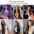 Straight HD Transparent Lace Closure 2x6 Human Hair Middle Part Closure 10inch Kim K