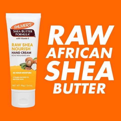 Palmer's Shea Butter Formula Hand Cream, Travel Size Hand Lotion for Dry Cracked Skin, 3.4 Ounce