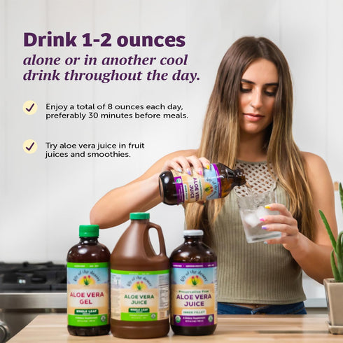 Lily of the Desert Aloe Vera Juice, Whole Leaf Filtered, 32 Fl Oz