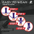 Sleeve Stars Ankle Support - Dark Purple - For Ligament Damage, Sprained Ankle & Plantar Fasciitis Relief