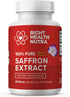 Saffron Extract, 88.50mg, 90 Capsules, 100% Pure Saffron Supplements, Improves Mood, Saffron Pills for Eyesight