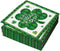 Heyiminy 40Pcs St Patricks Day Napkins, 6.5 Inch Shamrock Napkins, Disposable Green Lucky