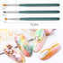 3pcs Ombre Nail Brush Nail Paint Pen for Gradient Color Ombre Brush for Gel Nails Manicure Nail Art Brushes