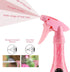 Segbeauty Adjustable Spray Bottle, 9.8oz Rose Pink Plastic Plant Mister with Fine Mist to Stream Settings, 280ml