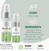 Omaze Mist N’ Go Travel Bathroom Spray - Toilet Odor Eliminator & Air Freshener - Fresh Linen Daily Pack (2oz x1 + 1oz