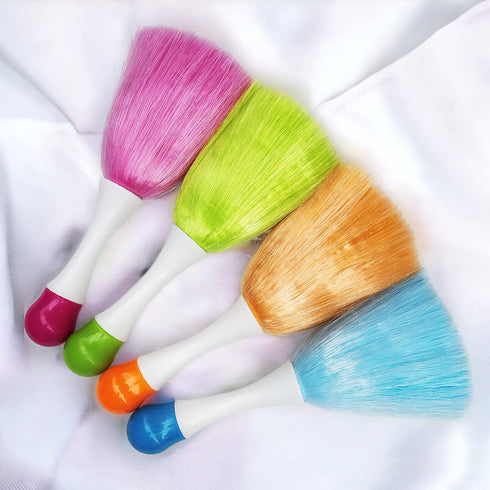 4 Pack 8" Hand Grips Microfiber Washable Duster - Electrostatic Feather Duster Brush for Cleaning Furniture