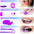 Annhua Braces Kit Cleaning Tools Boxed 8 Pack for Orthodontic, Portable Travel Dental Pick Tool Set for Braces, Purple