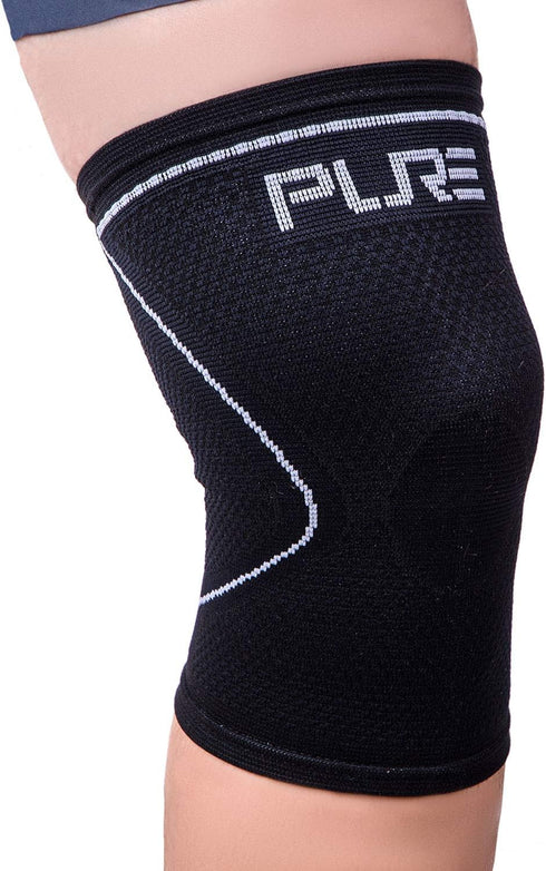 Pure Compression Compression Knee Support Sleeve Relieve Knee Pain, Recovery Sleeve for Men and