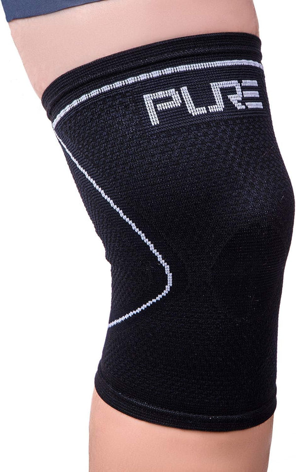 Pure Compression Compression Knee Support Sleeve Relieve Knee Pain, Recovery Sleeve for Men and