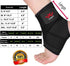 Vinaco Ankle Brace - 2 Pack Breathable Ankle Support for Sprained Ankle, Adjustable Wrap for Men & Women