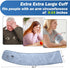 XXL Blood Pressure Cuff (22-60CM) Compatible with Omron 9”-24”, Extra Large BP Replacement Cuff with 6 Connectors