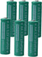 AA 3.2V Lithium Iron Phosphate 650mAh Solar Battery, Rechargeable for Garden Solar Light (6-Pack)