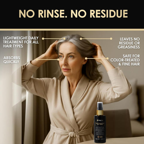 Root Stimulating Leave-In Hair Serum – 3.4 fl.oz | Strengthens & Nourishes for Fuller-Looking Hair with Caffeine &