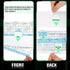 50 Pieces Transparent Waterproof Shower Patch Adhesive Bandage, 4 x 5 Inch Protective Film Dressing