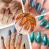 Holographic Chunky Glitter Sequins - 12 Colors Mixed Cosmetic Glitter for Face Body Eye Hair Nail Art Makeup