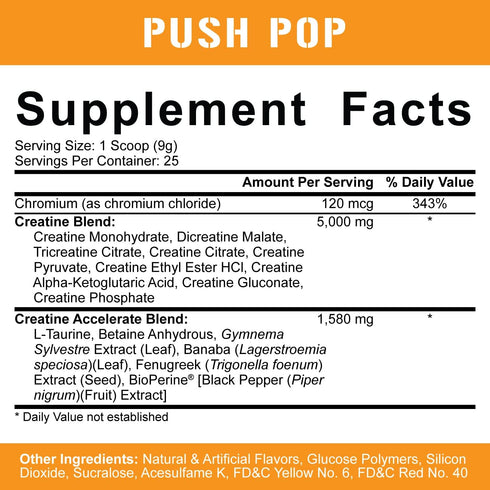 5% Nutrition CreaTEN Creatine Complex + Accelerators, Flavored Powder for Muscle Gain, Max Power, Strength, Endurance