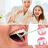 2000 Count Natural Dental Floss Picks - Sustainable High Pull Tooth Flosser Picks for Teeth (Green)