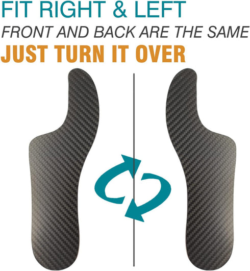 Rigidus,Arthritis,1 29.5cm(Men 13/Women 14) Morton's Extension Orthotic,Carbon Fiber Insole,Rigid Foot Support Insert
