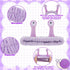 Sibba Face Wash Headband - Purple Snail Headband, Cute Cartoon Coral Fleece for Makeup & Skincare
