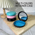2 Pack Aligner Case with Mirror, Convenient Retainer Case for Invisalign, Night Guards, Mouth Guards