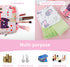 TIESOME 3-Pack Sanitary Napkin Storage Pouch, Cotton Menstrual Cup Holder, Portable Period Kit Bag for Women & Teen