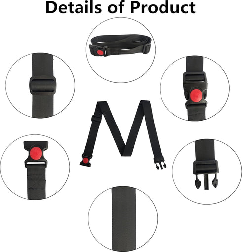 Sexyppl Belt80 Wheelchair Safety Strap Seat Adjustable High Chair Safety HarnessChair Strap