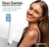 AquaSonic Duo Series Replacement Brush Heads for Normal & Sensitive Teeth | Compatible with Duo Series Toothbrush