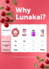 Lunakai Biotin Gummies 5000mcg with Vitamin C & E, Hair Skin Nails Vitamins for Women, 60 Ct