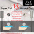 Super Cut Upgrade Edition Small Barrel Nail Drill Bit for Electric Manicure Drill, Remove Nail Gels (Middle -M)